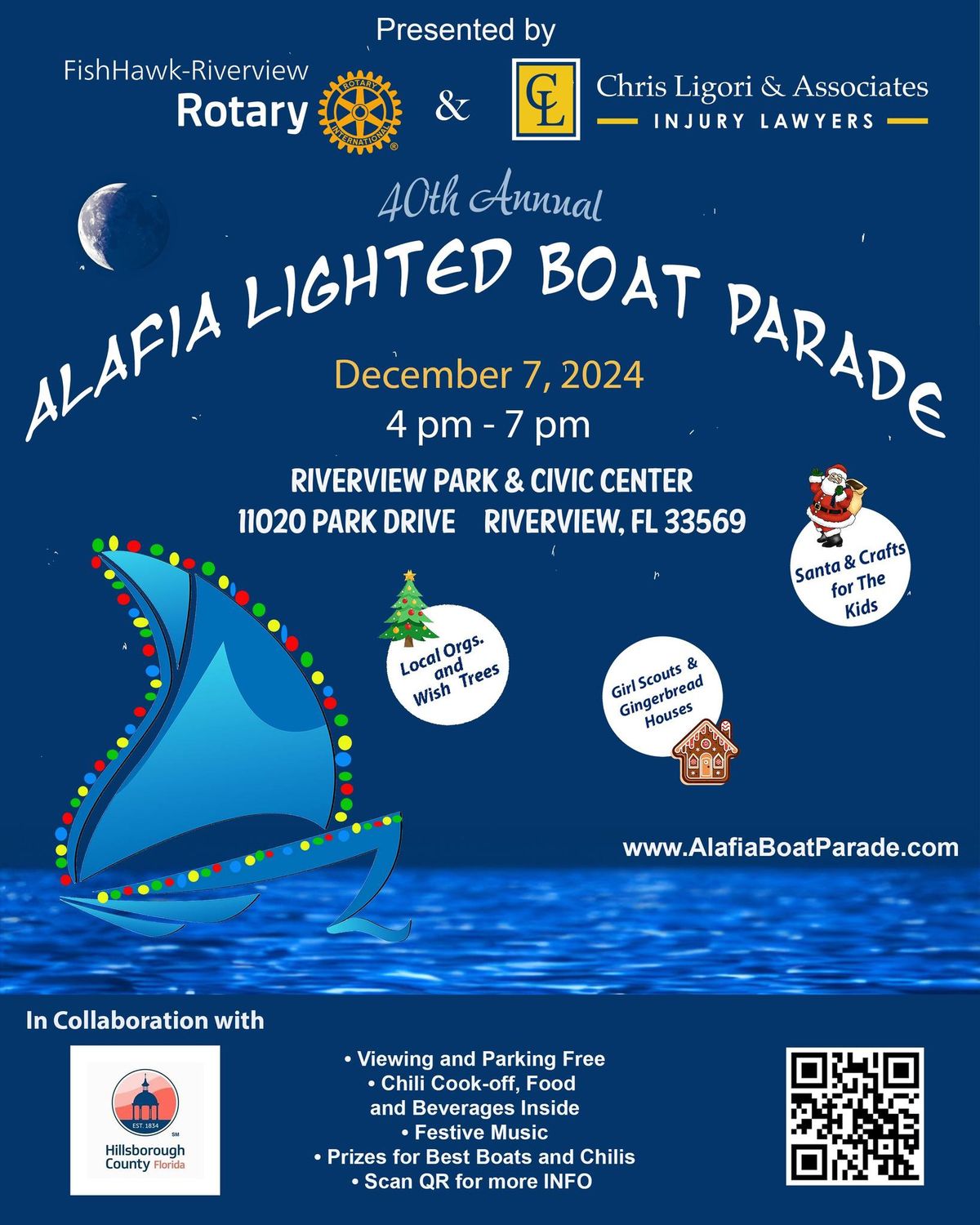 40th Annual Alafia Lighted Boat Parade