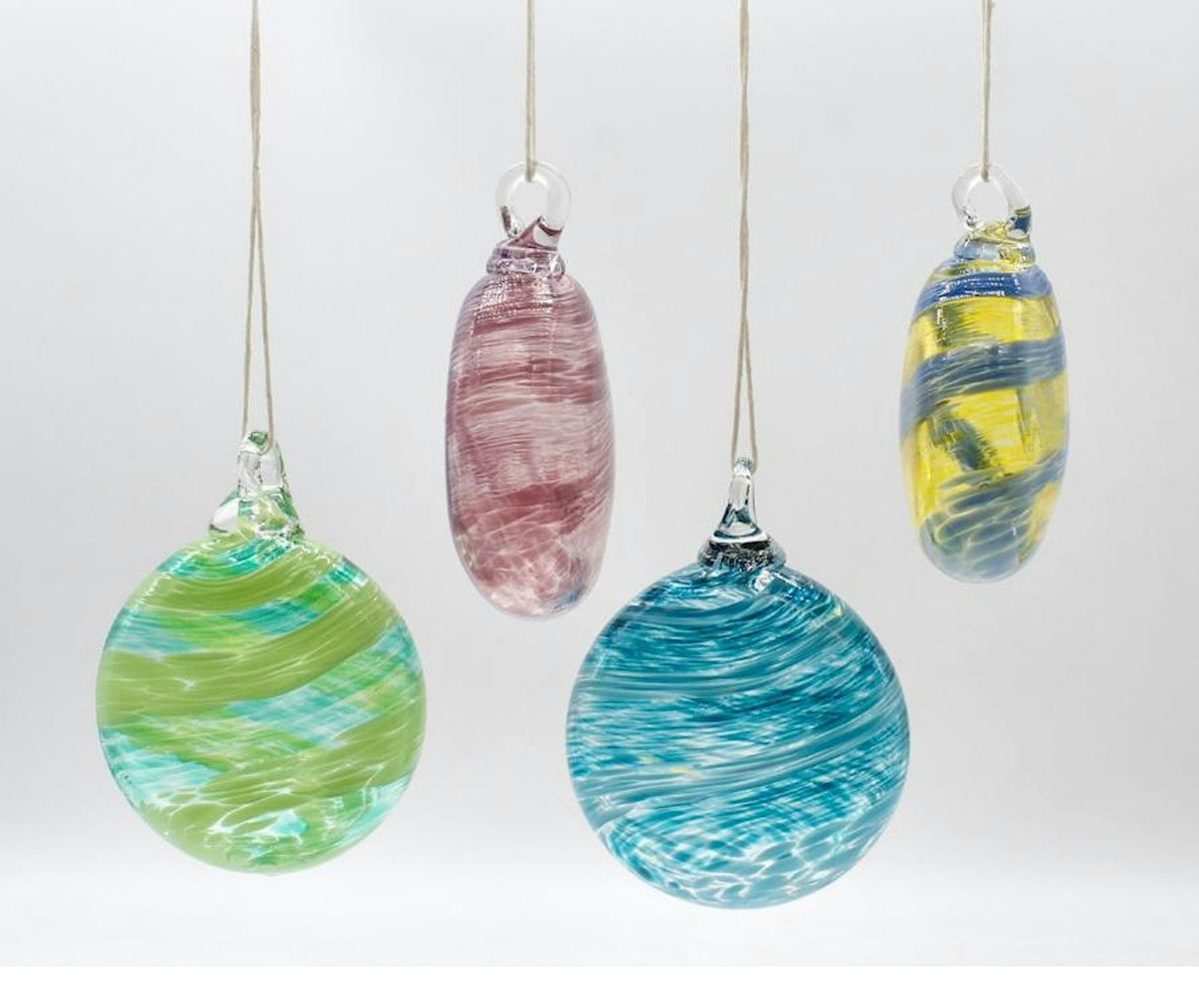 Twisted then blown, you make your suncatcher out of your favorite colors!