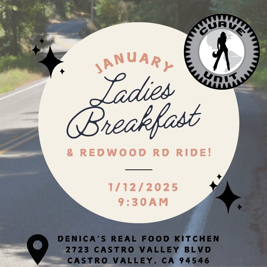 January Curve Unit Ladies Only  Breakfast & Ride 