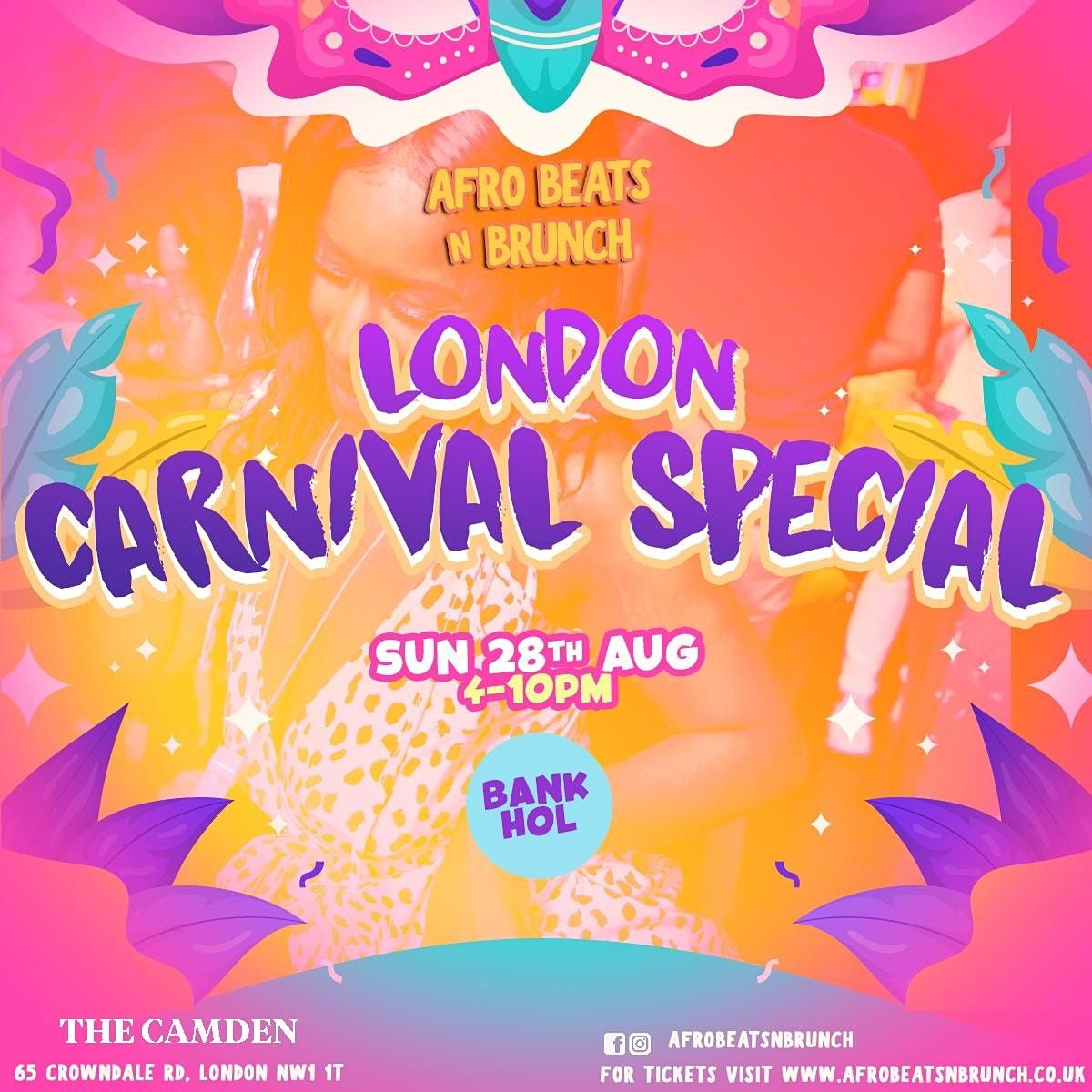 LONDON CARNIVAL SPECIAL: Bank Hol Sunday 28th August