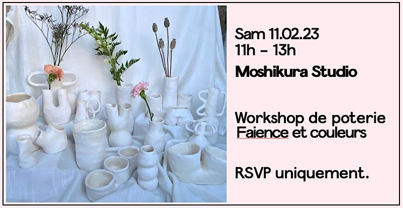 Workshop de poterie avec Moshikura Studio