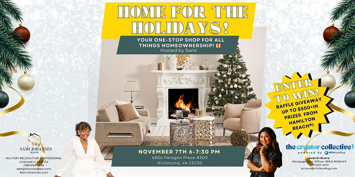 HOME FOR THE HOLIDAYS! A Q&A Panel Discussion for Homeowners