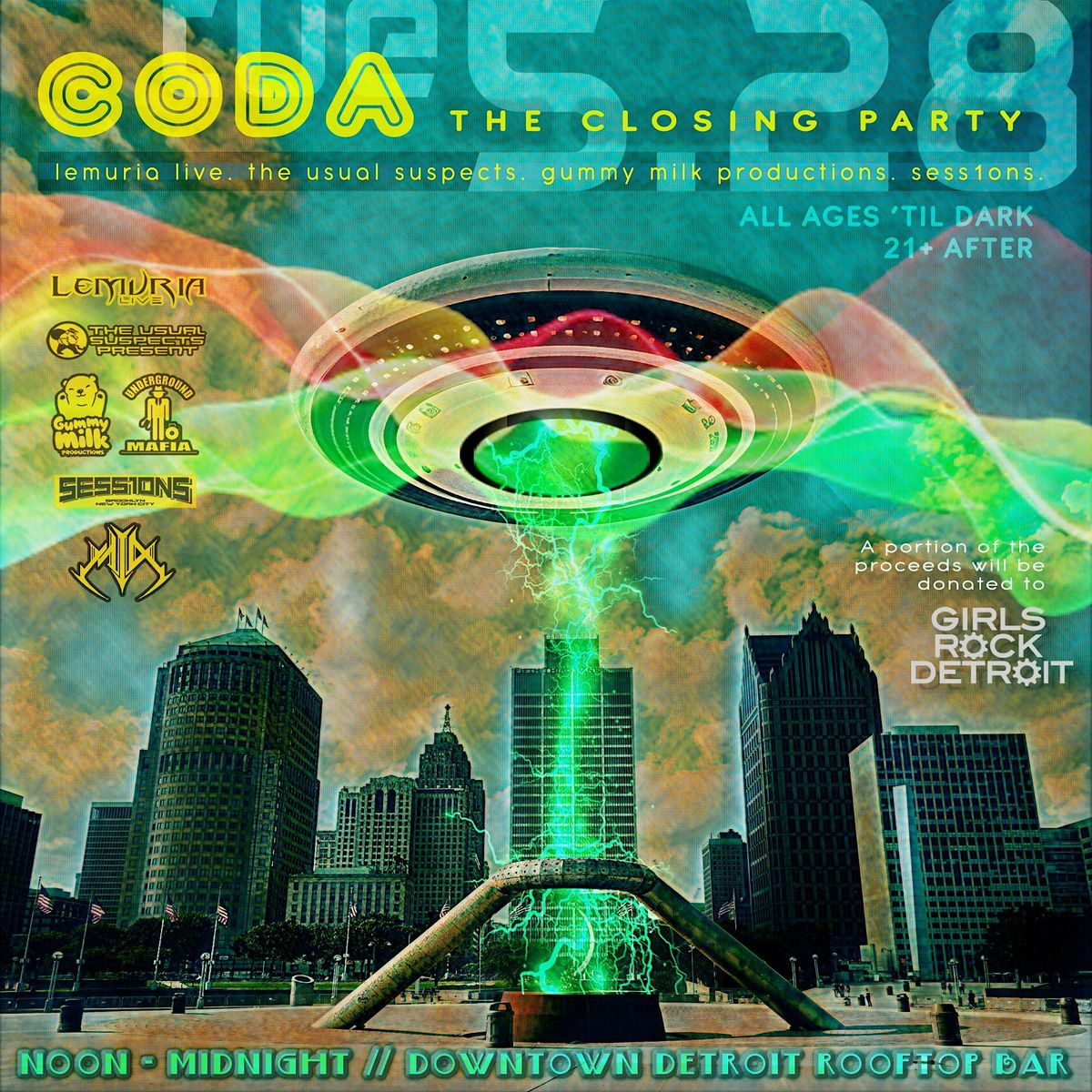 CODA: The Closing Party, DTM 2x4, Frankie Bones, Alexander Technique + more