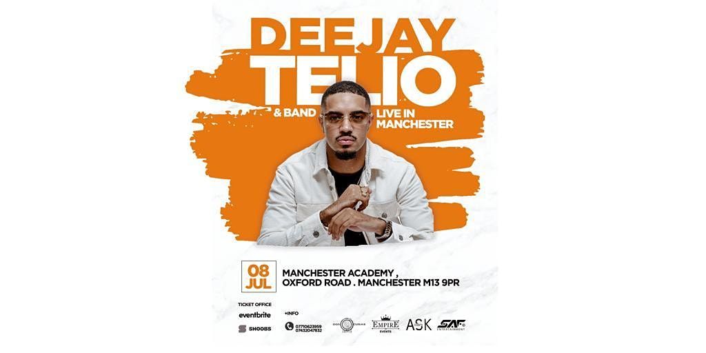 DEEJAY TELIO with Live Band for first time in MANCHESTER 
