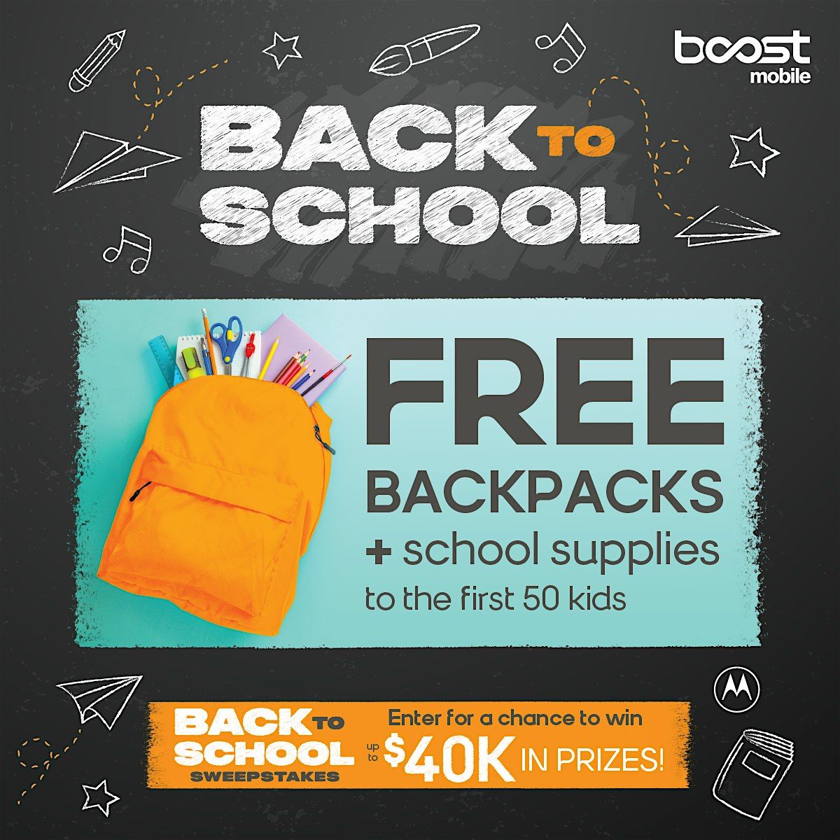 Boost mobile Back to school event