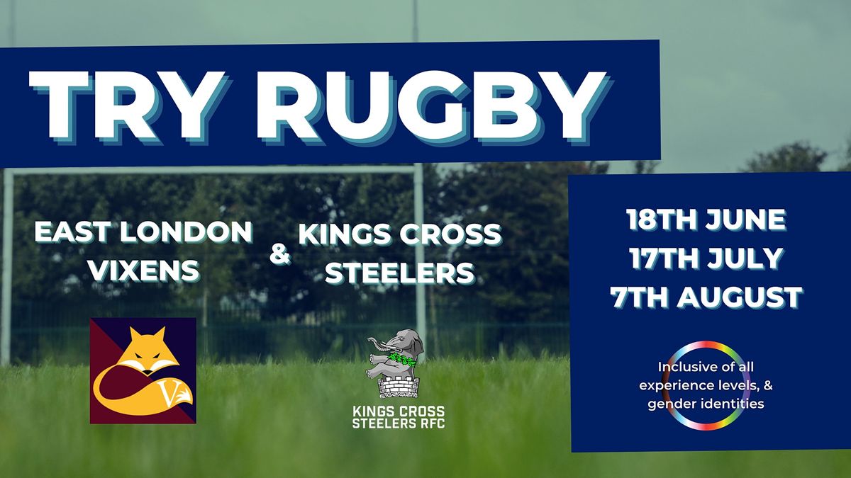 Try Rugby with the Steelers and Vixens (Clubhouse, West Ham)