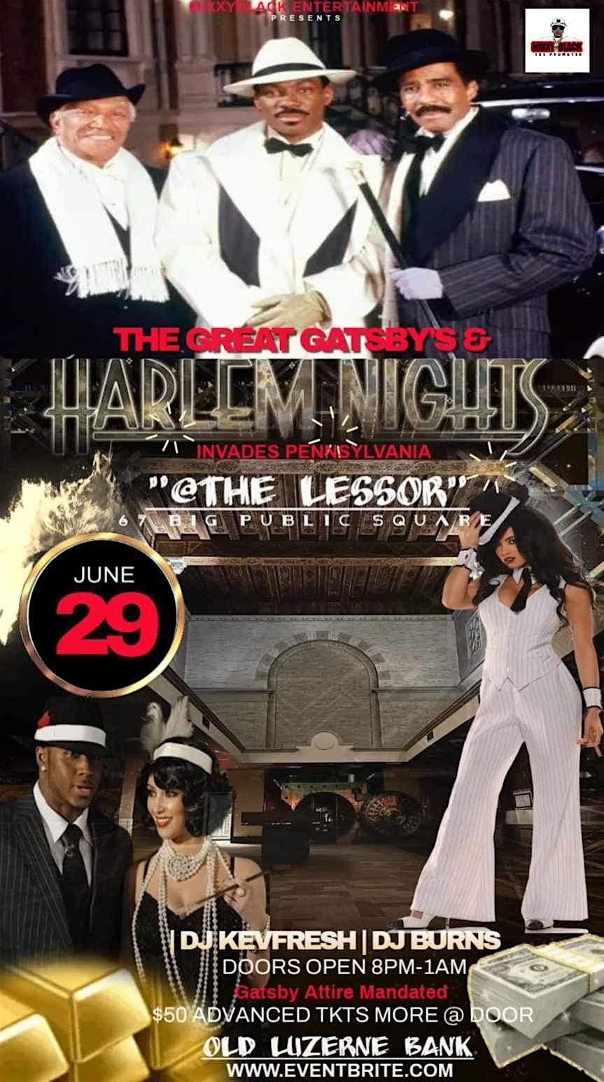 Great Gatsby & Harlem Nights Invades Pa