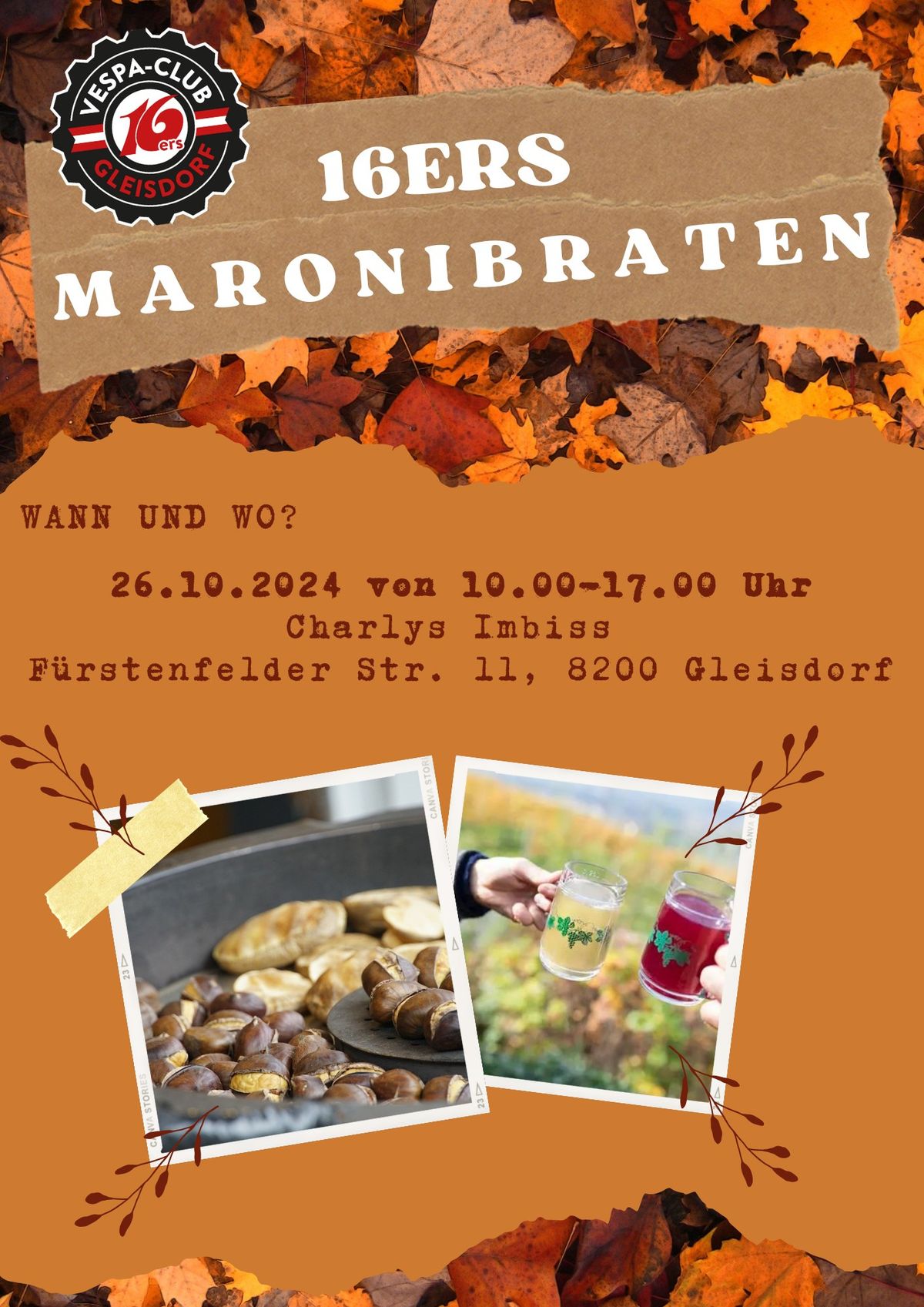 MARONIBRATEN mit Freunden