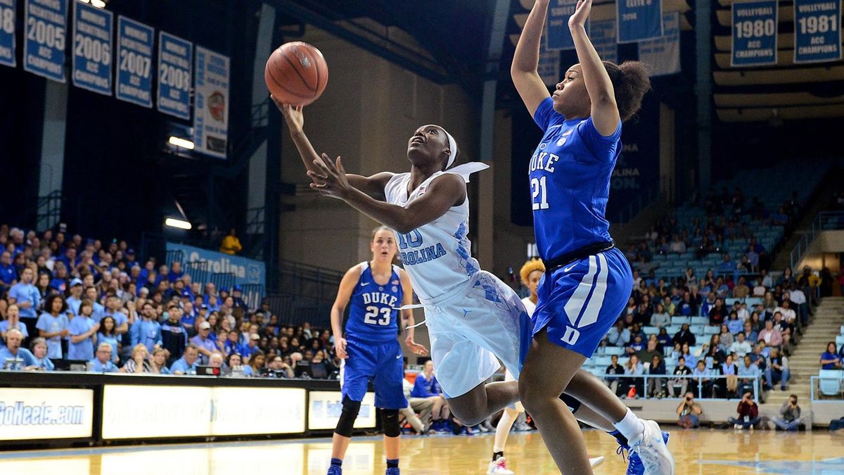 Duke Blue Devils at North Carolina Tar Heels Womens Basketball