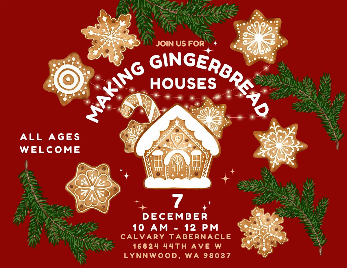 Family Event - Decorating Gingerbread Houses