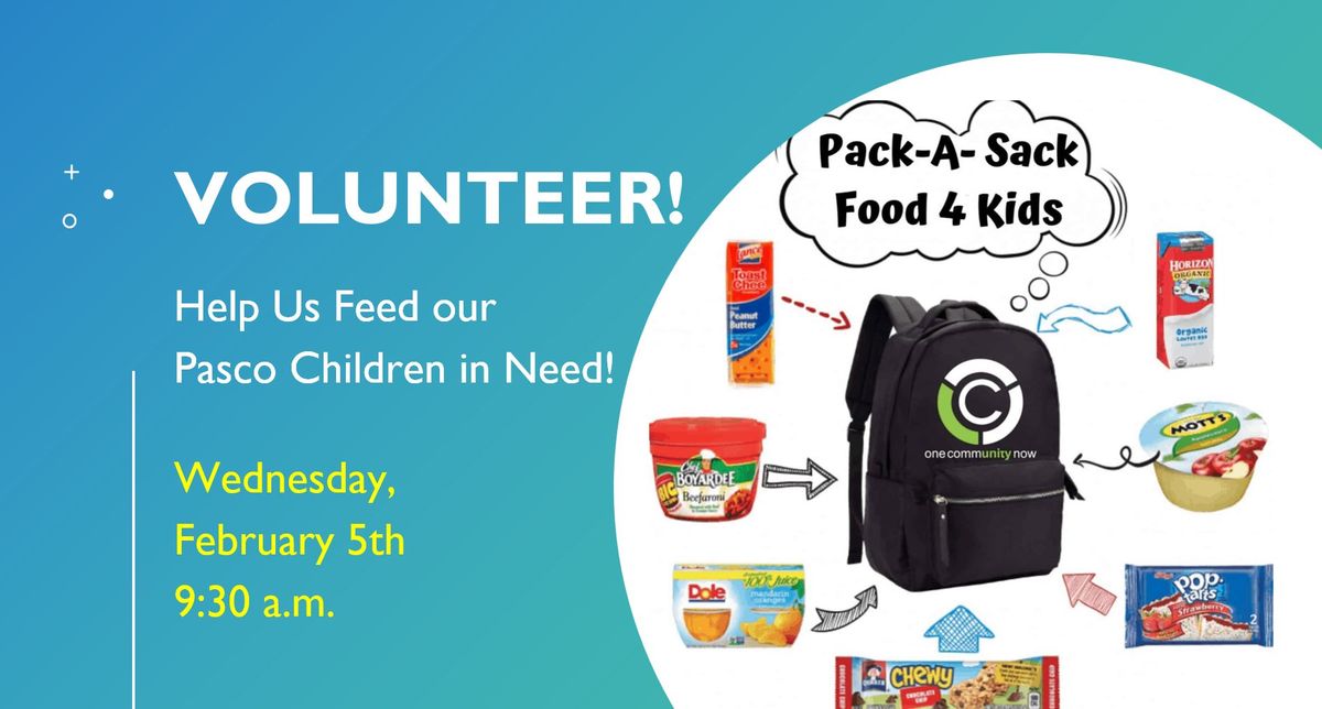 Volunteer Opportunity with Pasco Pack-A-Sack at Unity of Port Richey