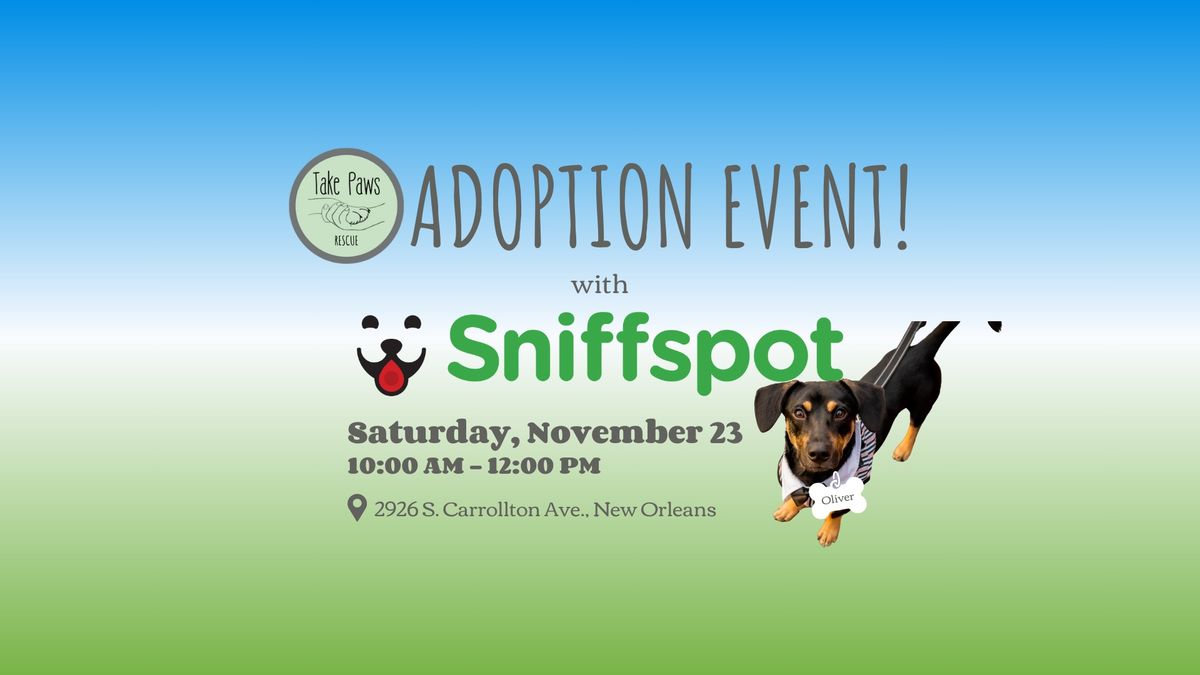 Adoption Event with Sniffspot