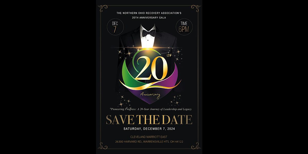 Northern Ohio Recovery Association's 20th Anniversary Gala