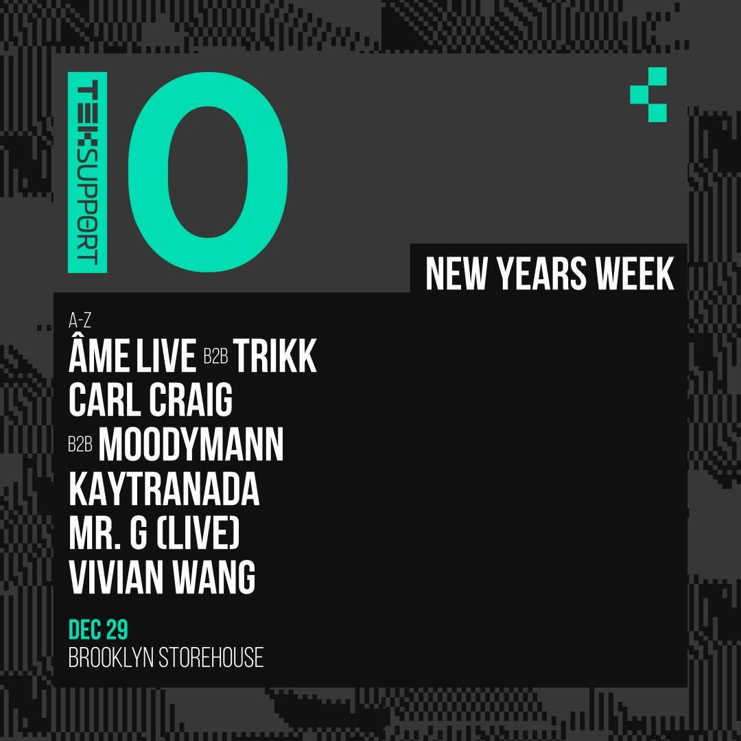 Kaytranada, Ame, Carl Craig + more (21+)