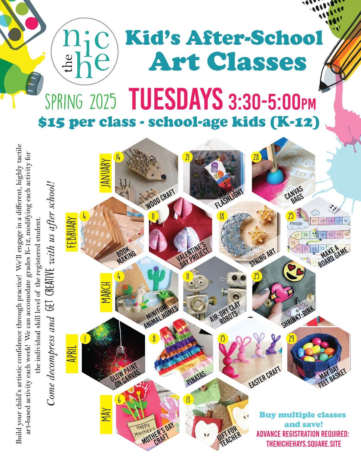 After School Art Classes for kids