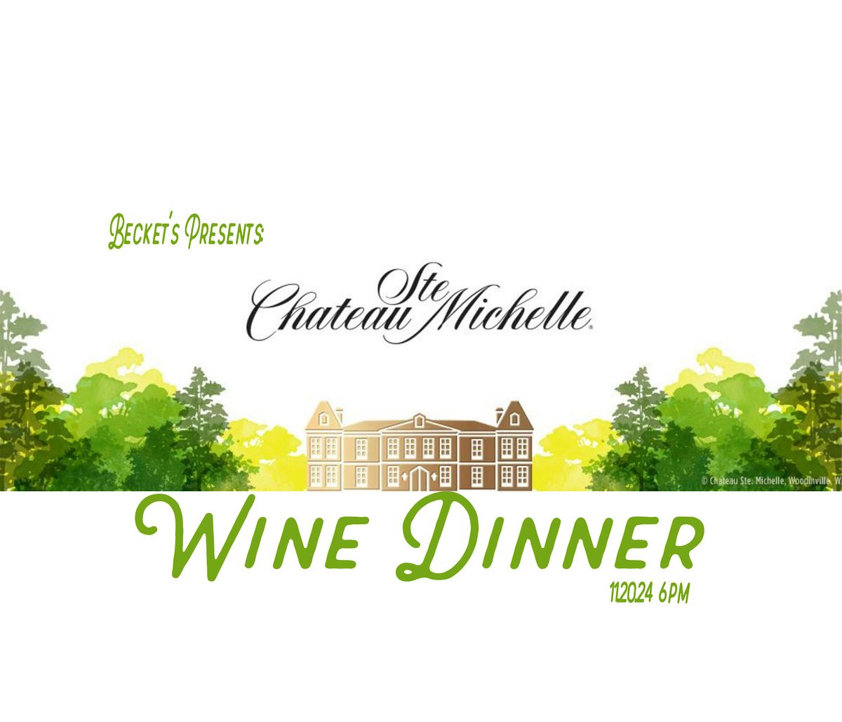 Becket's Ste. Michelle Wine Dinner