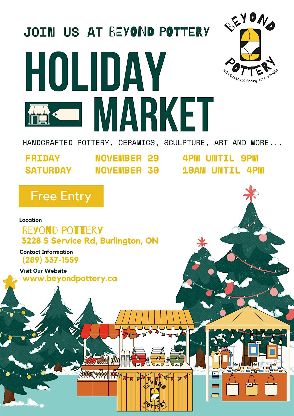 Beyond Pottery Holiday Market