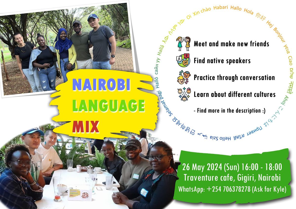 Nairobi Language Mix - 26 May 2024