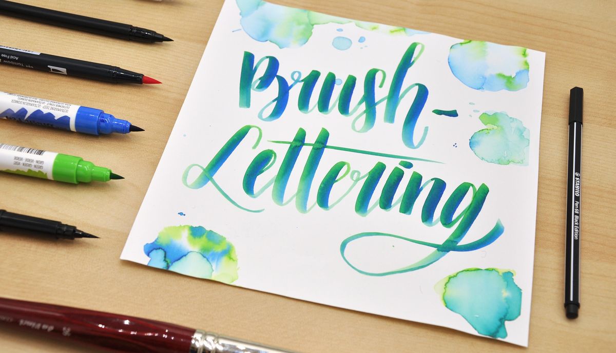 Brush-Lettering und wie es funktioniert! - Wien