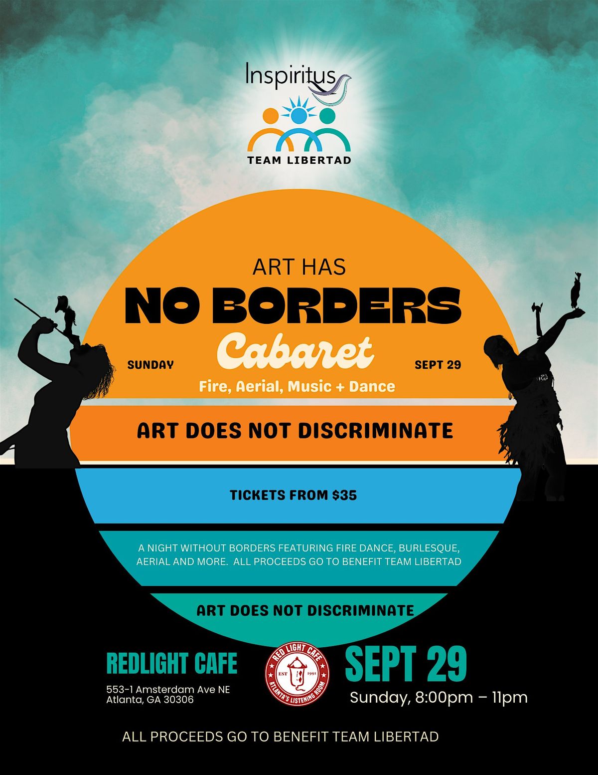 Art Has No Borders: A Benefit Cabaret & Variety Show