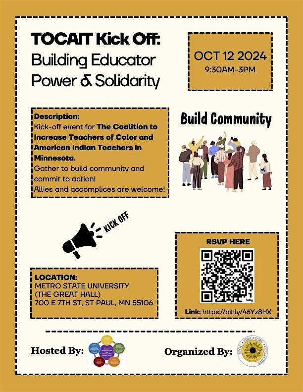 TOCAIT Kick Off: Building Educator Power & Solidarity