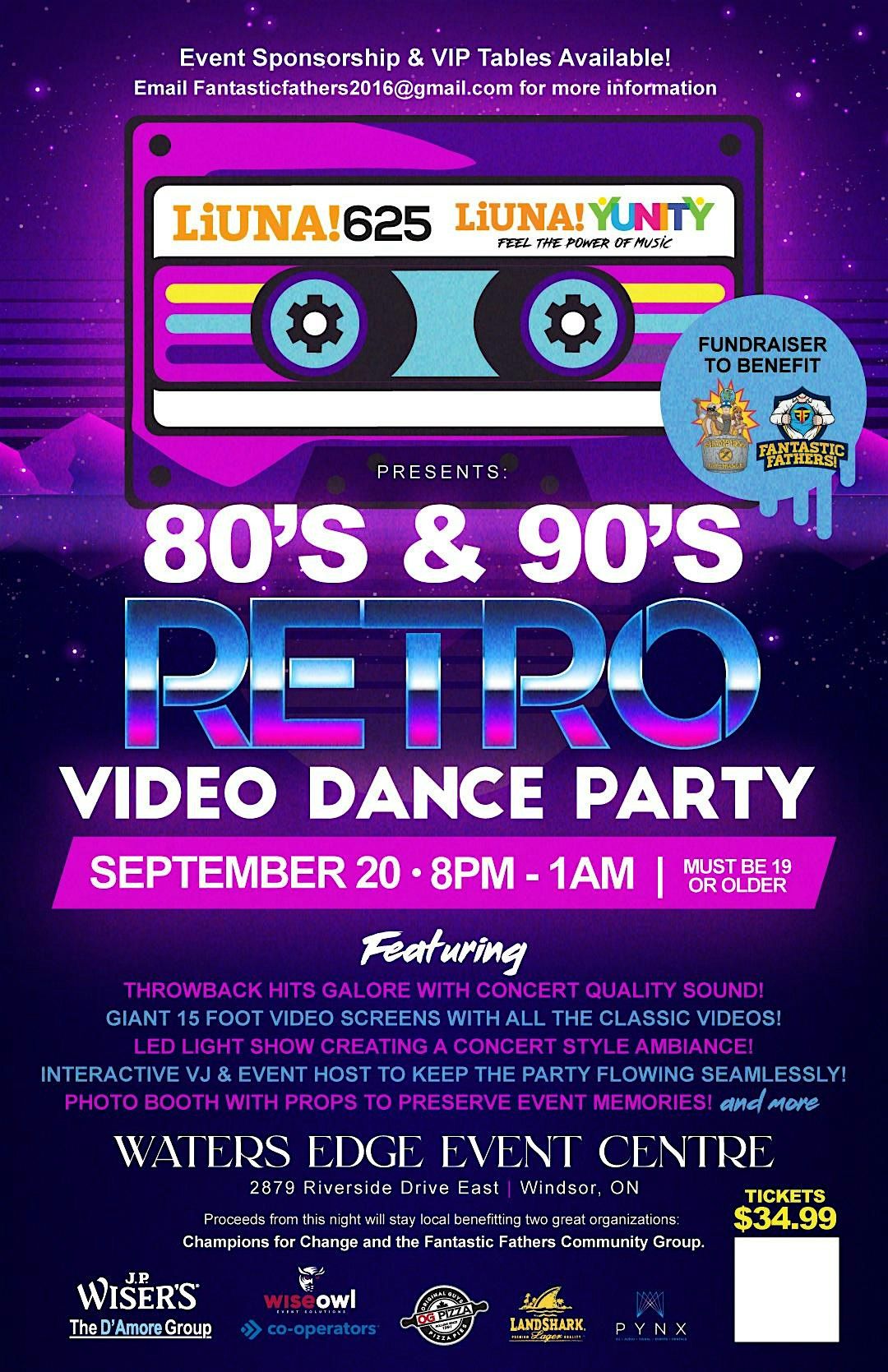 Retro Video Dance Party!  Charity Event