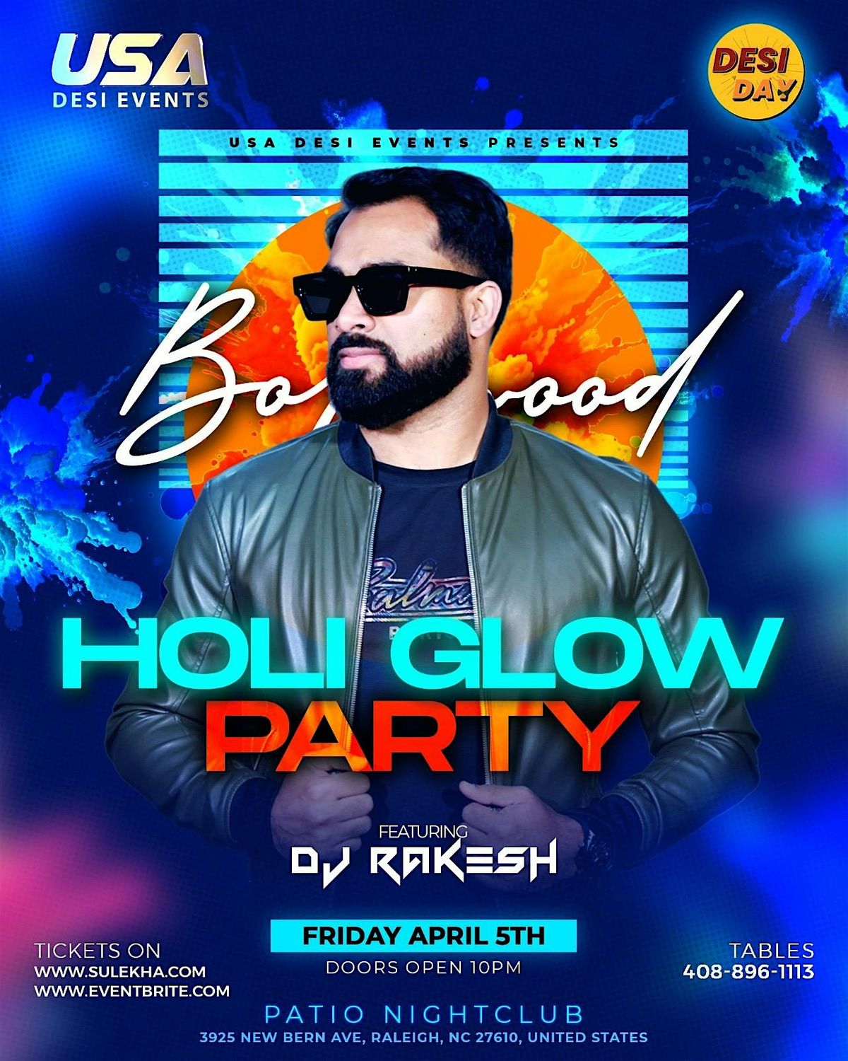 Holi Glow Party Bollywood Style - DJ Rakesh