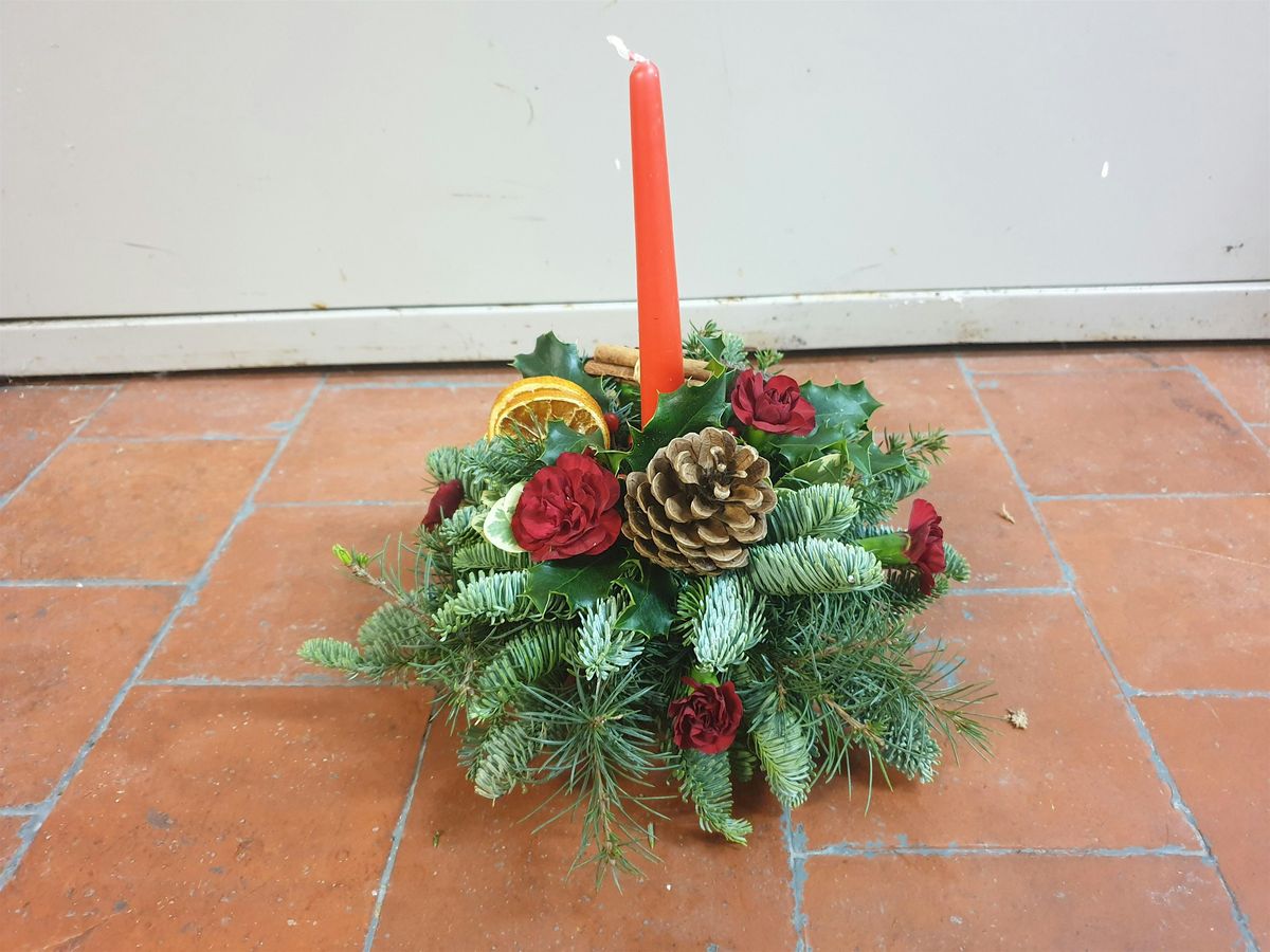 Small Christmas centre piece workshop