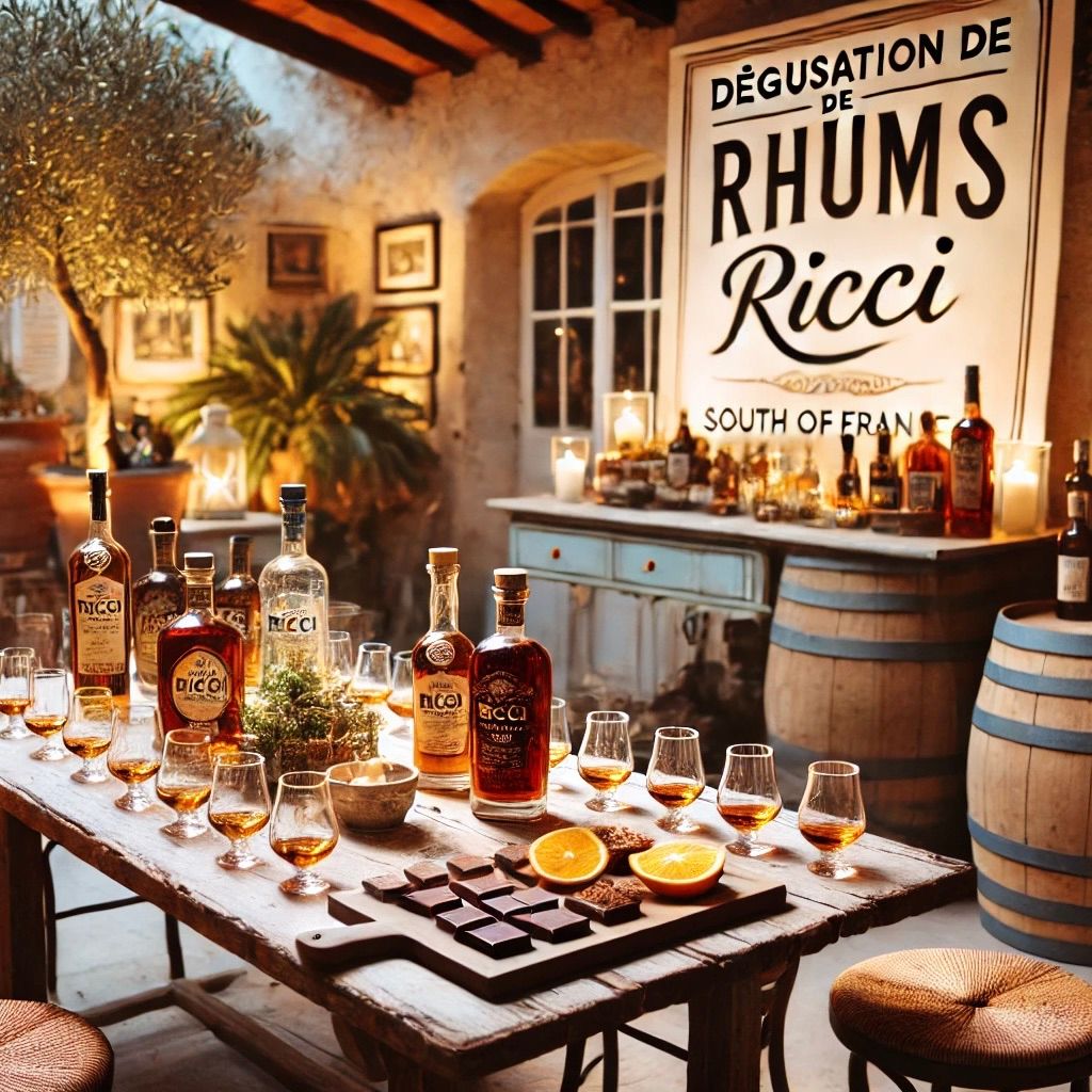 D\u00e9gustation de Rhum Ricci 