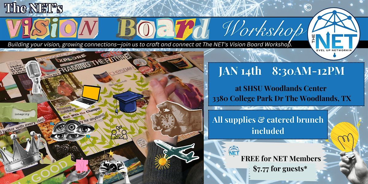 The NET's Vision Board Workshop