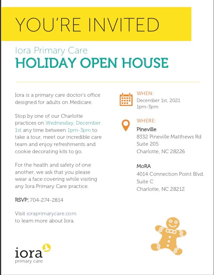 Iora Primary Care Holiday Open House- Pineville
