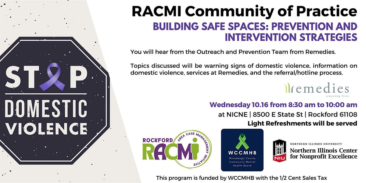 Building Safe Spaces: Prevention and Intervention Strategies - RACMI