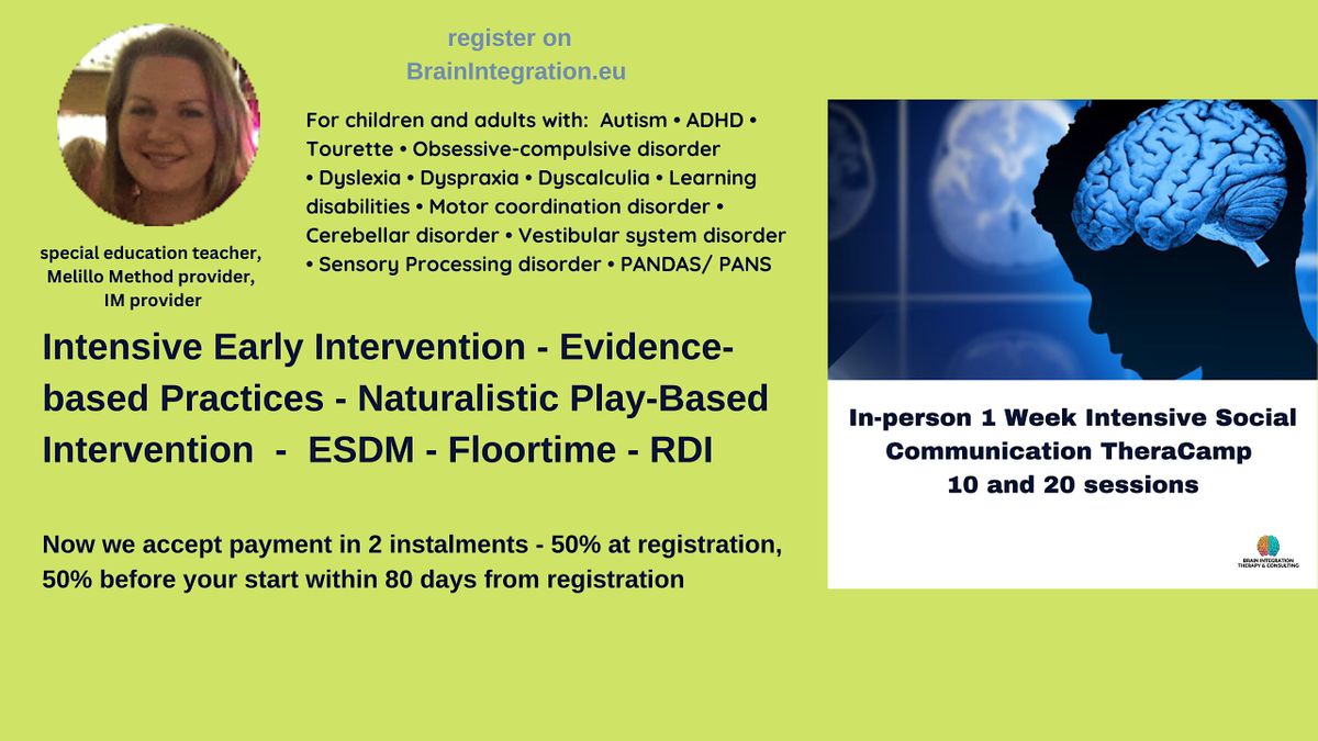 SOCIAL COMMUNICATION THERACAMP FOR A CHILD WITH ASD\/SPEECH DELAY