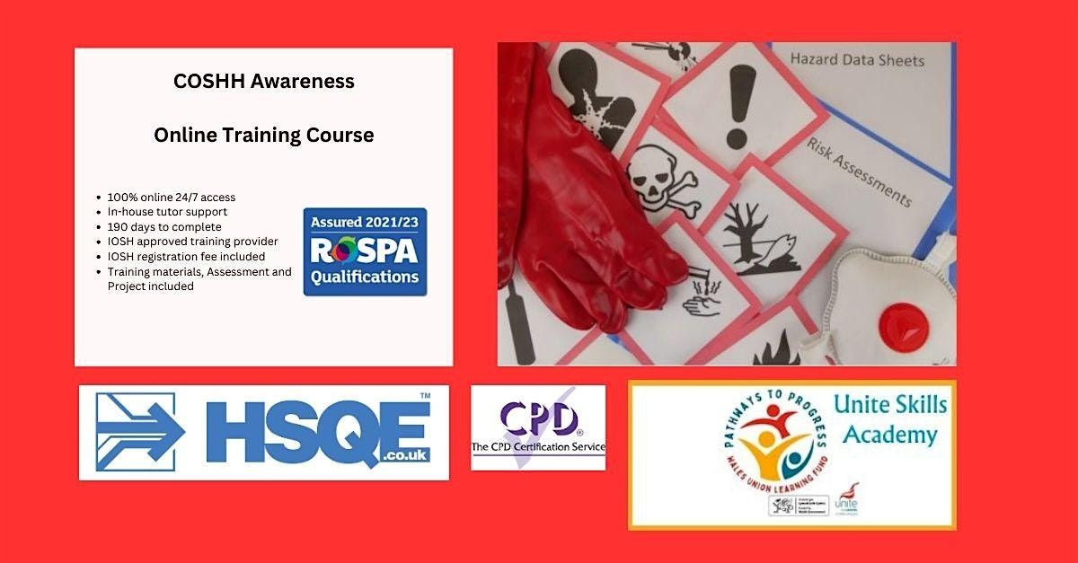 COSHH AWARENESS online training course