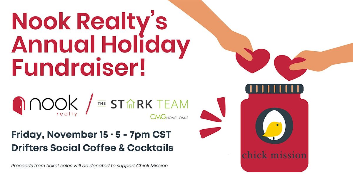 Nook Realty\u2019s Annual Holiday Fundraiser: Give Back This Holiday Season!