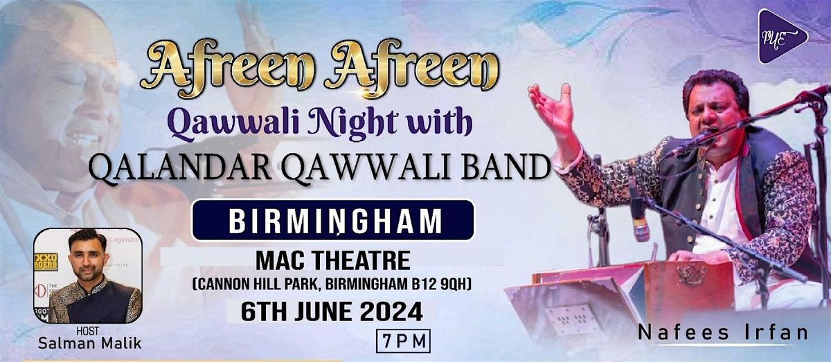 Afreen Afreen  Qawwali Night with Qalandar Qawwali Band Birmingham