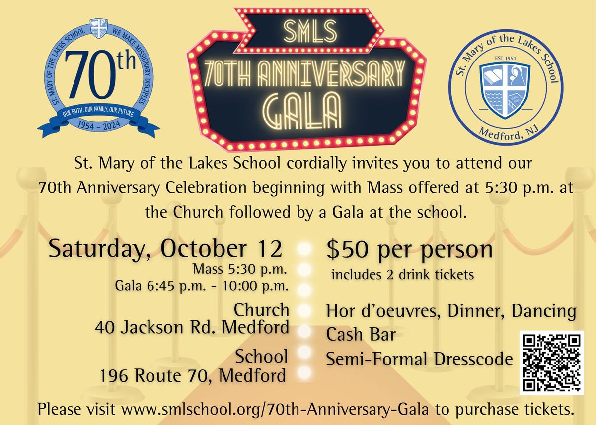 SMLS 70th Anniversary Gala Celebration