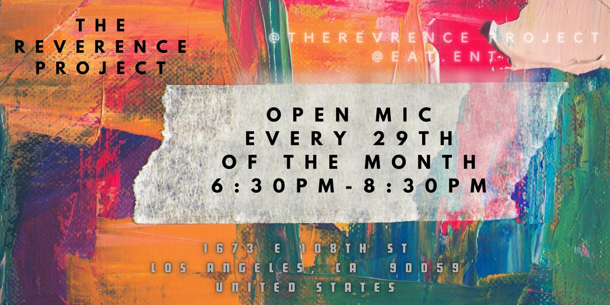 EAT & TRP OPEN MIC!!!