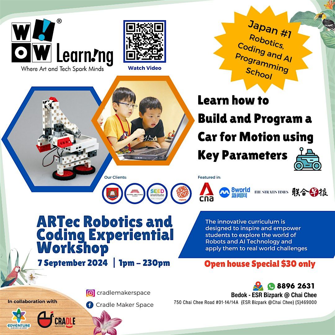 Robotics & Coding Experimental Workshop ( Age 7-12)