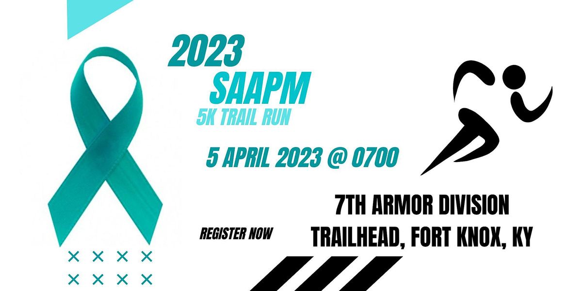 2023 SAAPM 5K Trail Run, 7th Armor Division Cut-Off Road, Fort Knox, 5 ...