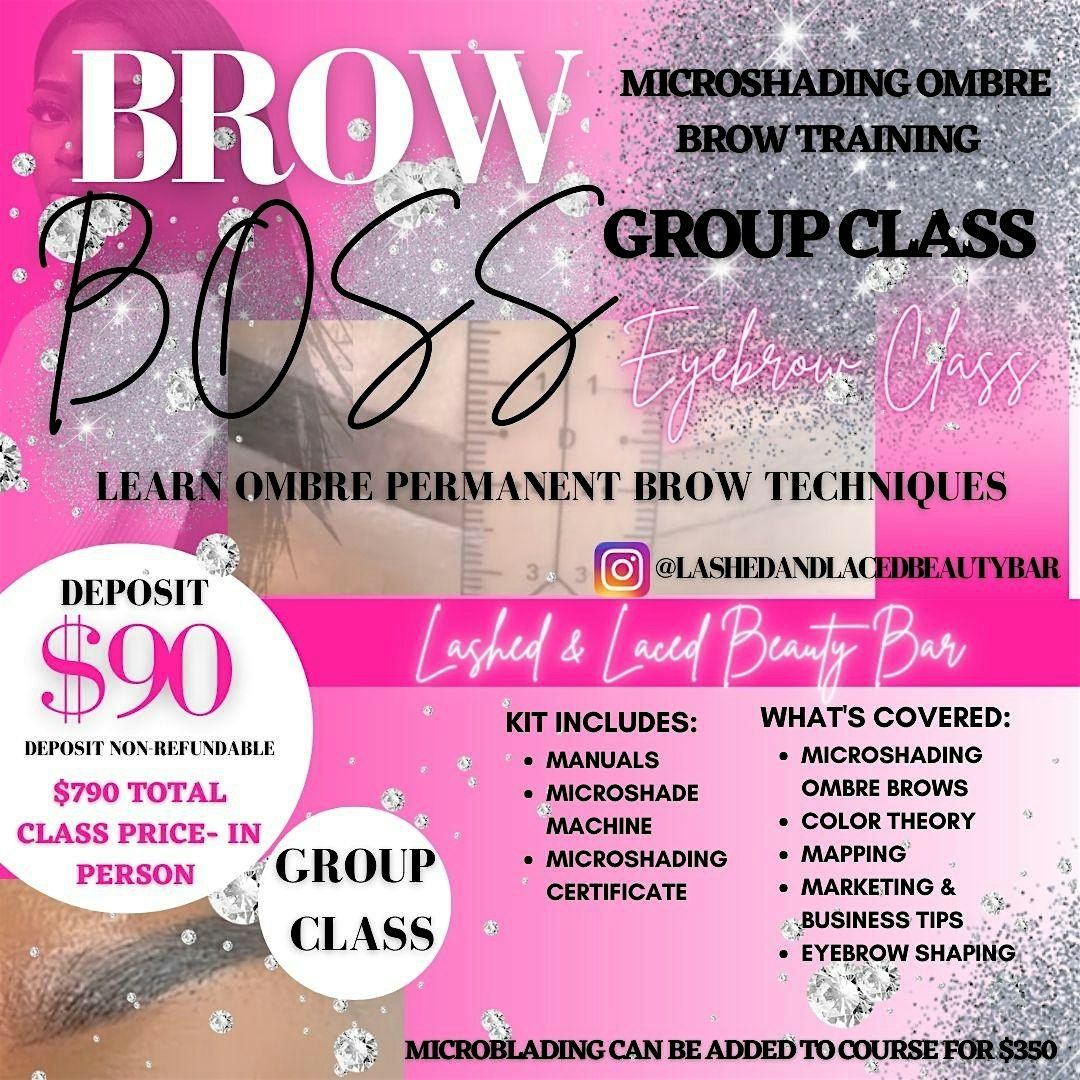 MICROSHADING OMBRE BROW & BROW TINT TRAINING CLASS-JACKSONVILLE FL