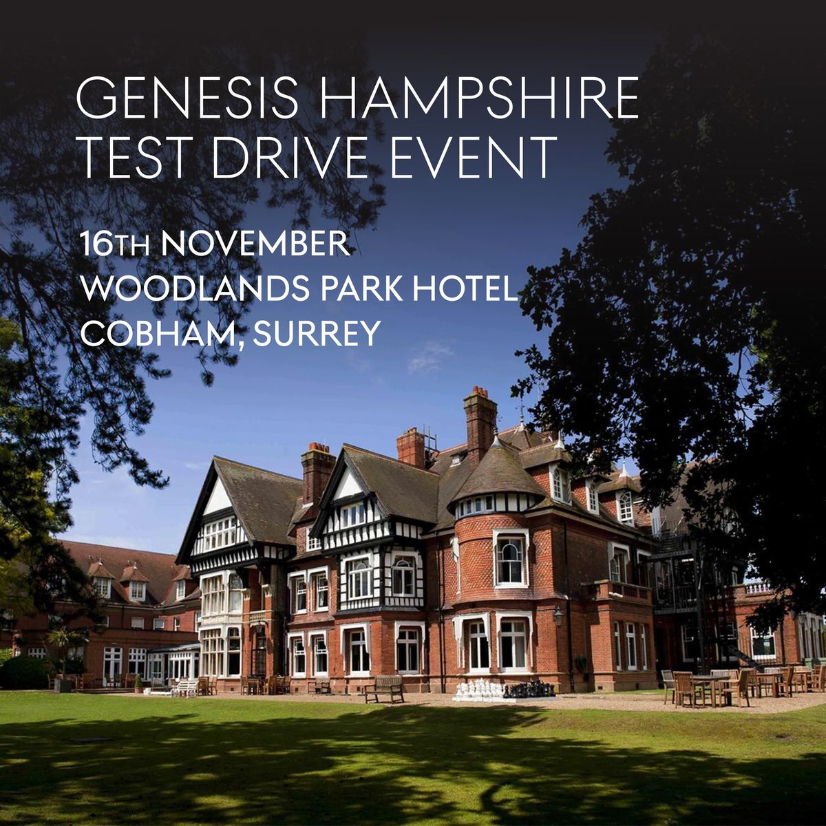 Genesis Test Drive Event at Woodlands Park Hotel