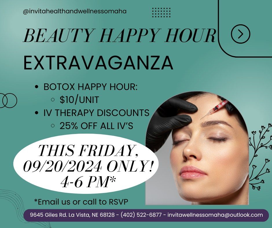 BEAUTY HAPPY HOUR EXTRAVAGANZA