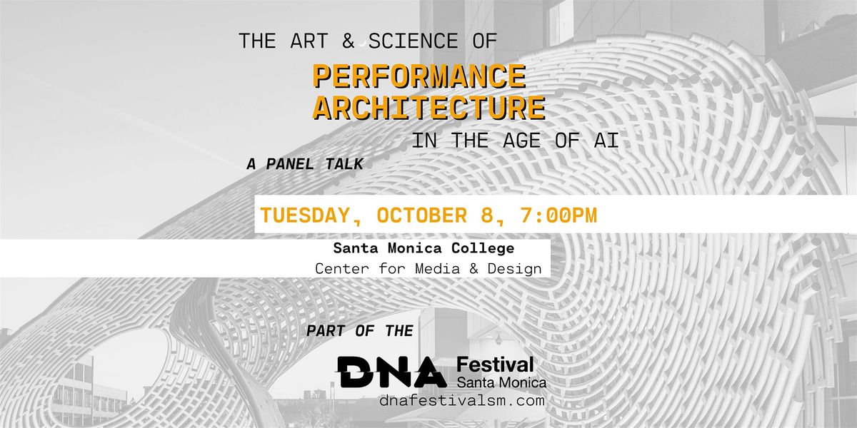 "The Art & Science of Performance Architecture in the Age of AI" Panel Talk