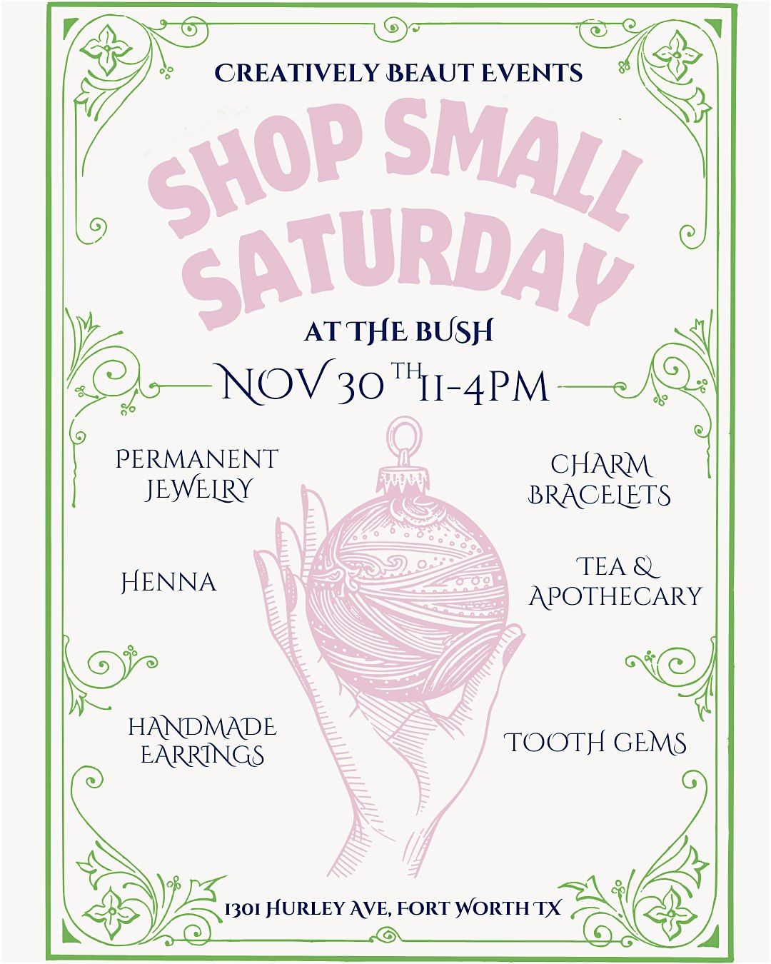 Shop Small Saturday Market @ The Bush Waxing Boutique