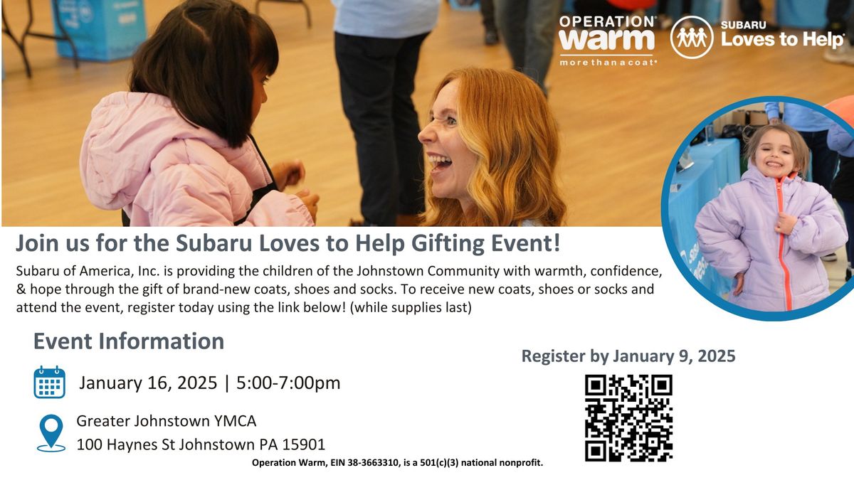 Subaru Loves to Help Event - Operation Warm