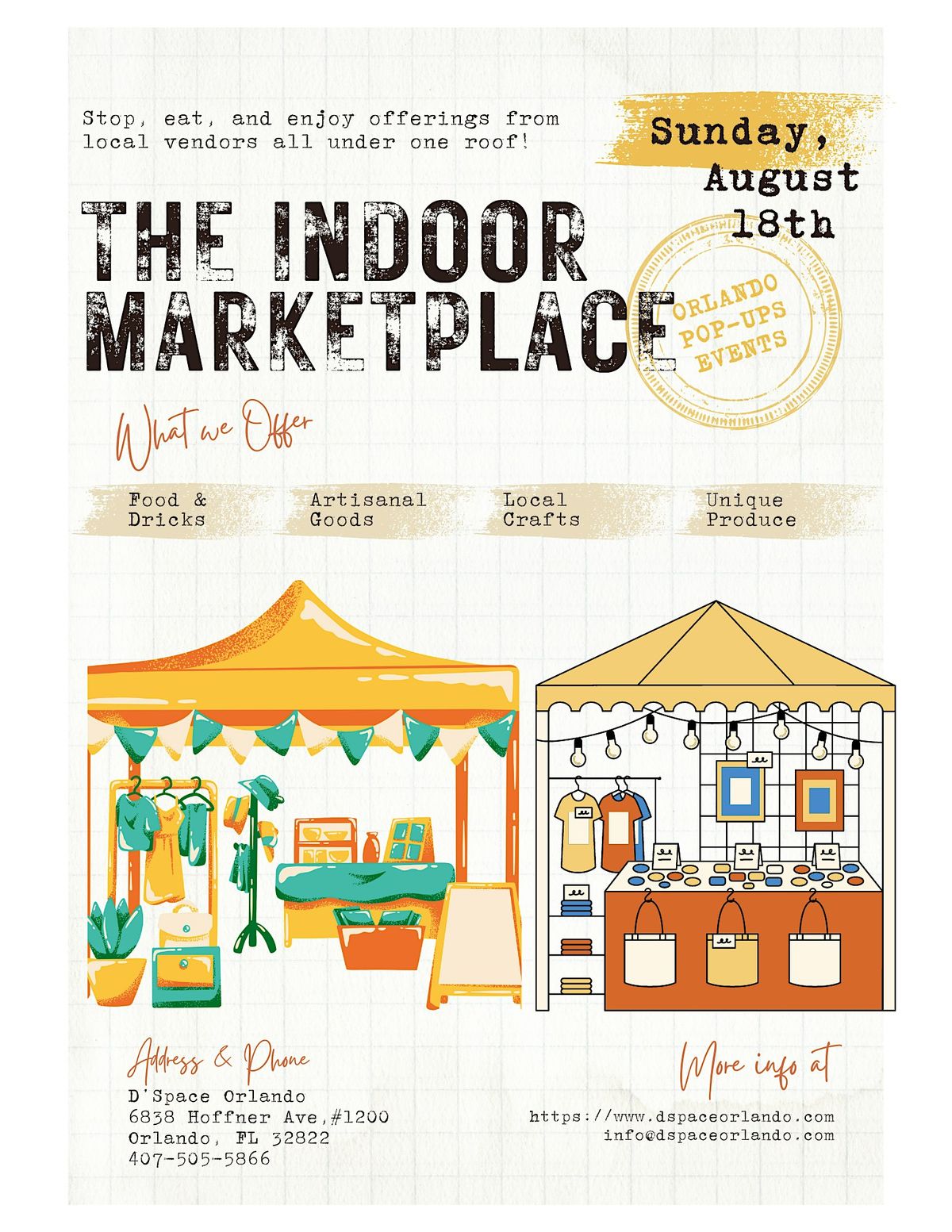 Sunday Market - Orlando Pop-Ups Events | The Indoor Marketplace