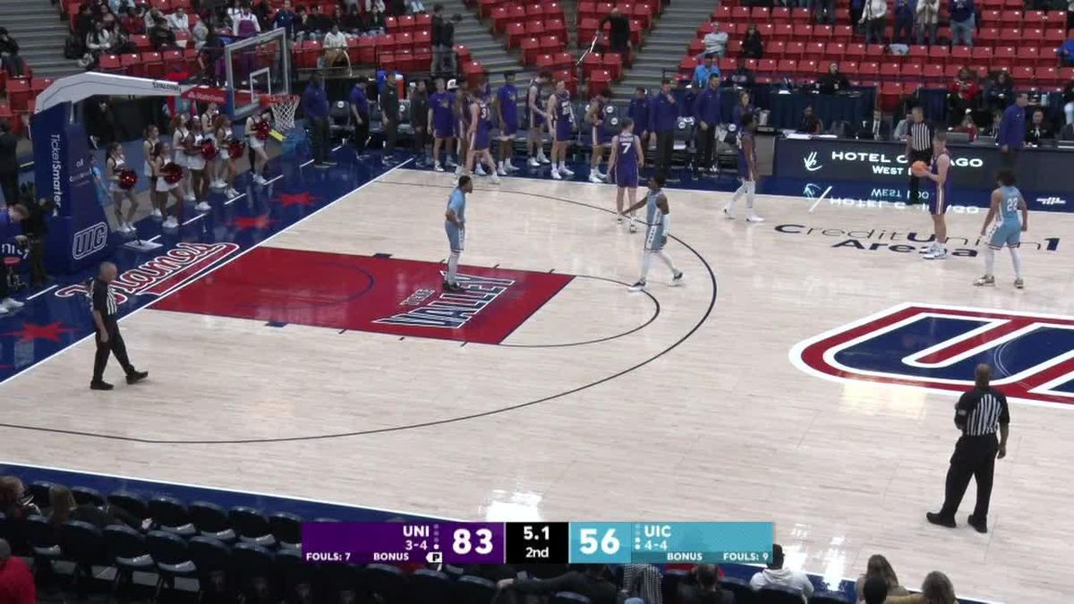 Northern Iowa Panthers at UIC Flames Mens Basketball at Credit Union 1 Arena at UIC