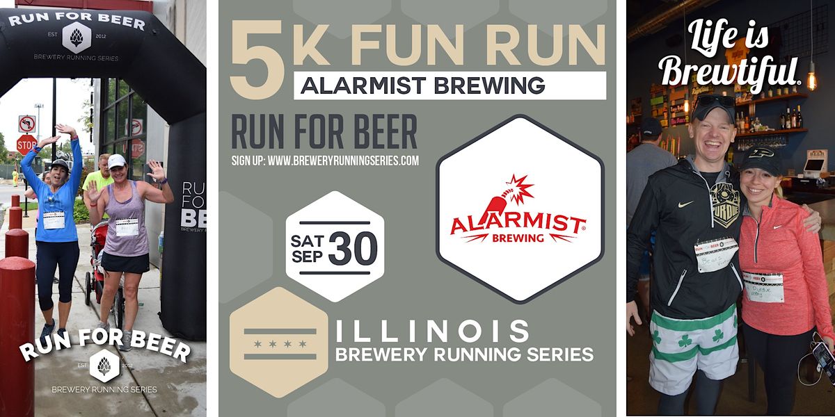 5k Beer Run x Alarmist Brewing | 2023 IL Brewery Running Series