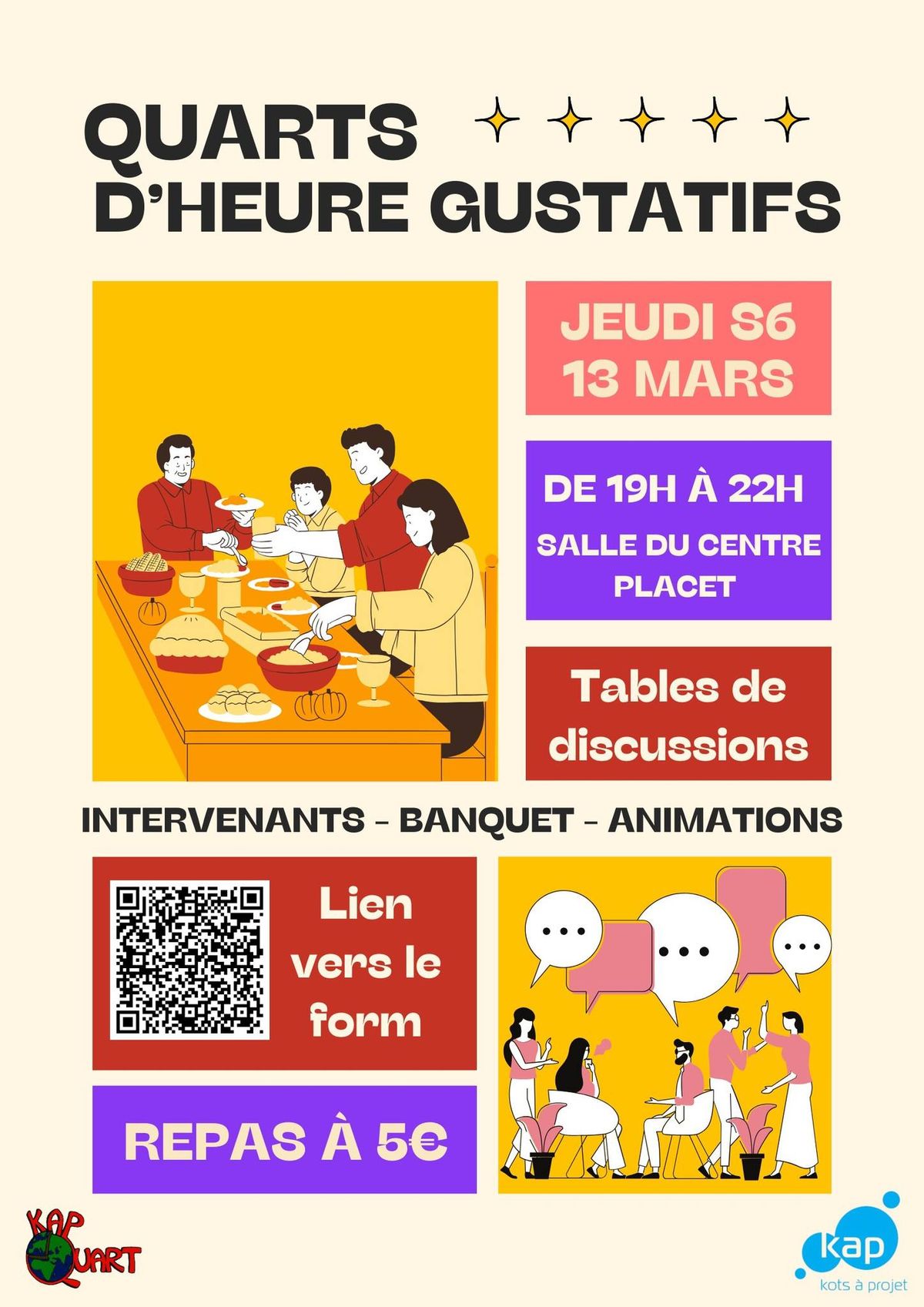 Quarts d\u2019Heure Gustatifs